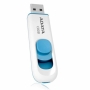 Флешка USB 16GB A-Data (AC008-16G-RWE), выдвижная, цвет бело-синий